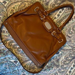 Michael Kors cognac brown Hamilton bag